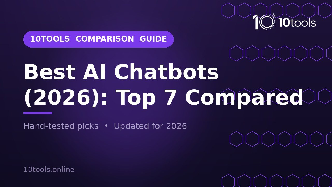 Best AI Chatbots (2026): Top 7 Compared review banner