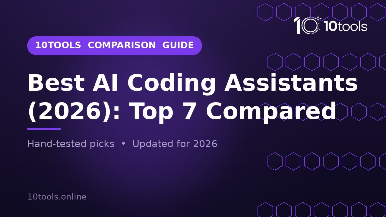 Best AI Coding Assistants (2026): Top 7 Compared review banner