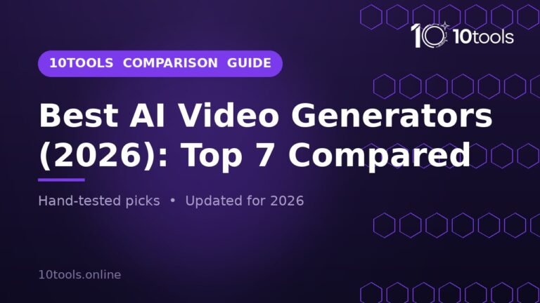 Best AI Video Generators (2026): Top 7 Compared