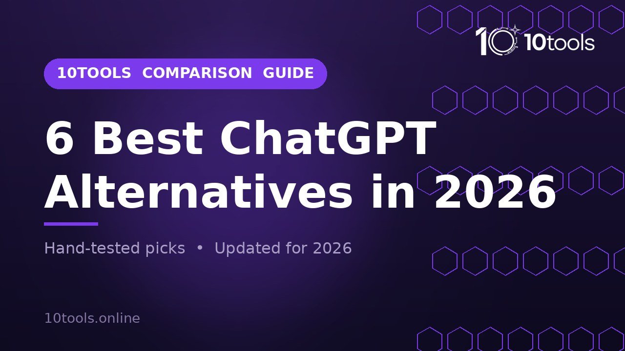 6 Best ChatGPT Alternatives in 2026 review banner