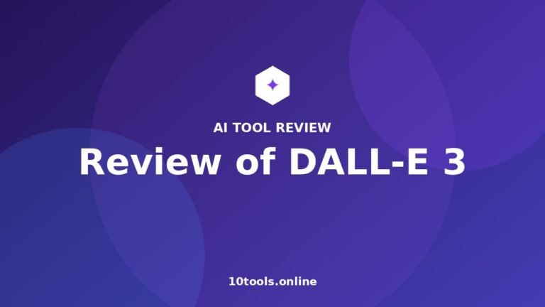 Review of DALL-E 3