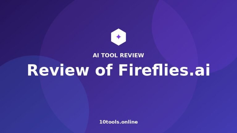 Review of Fireflies.ai