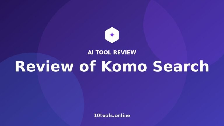 Review of Komo Search
